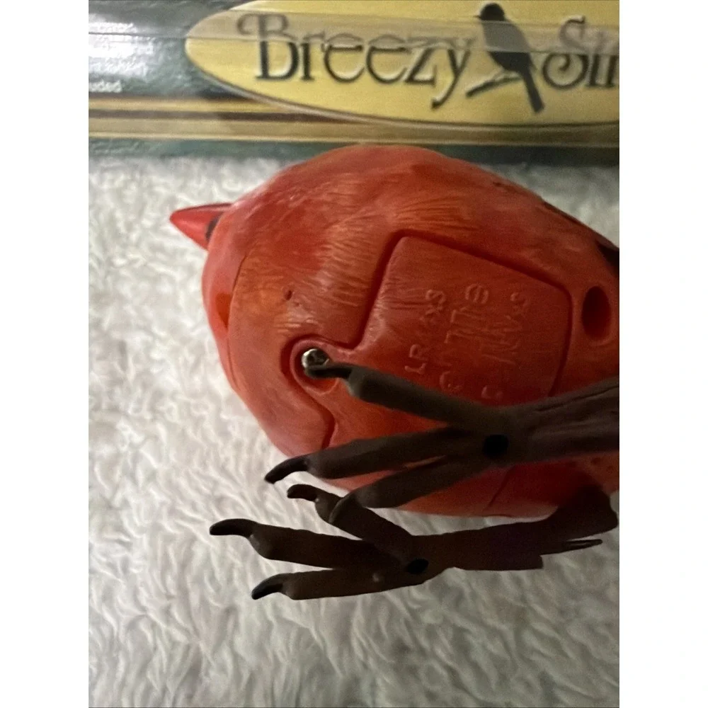Breezy Singers Northern Cardinal Bird Realistic Head Beak Tail Movements Tested